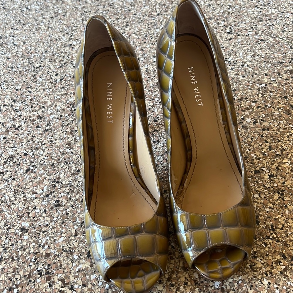 Nine West Crocodile Heel